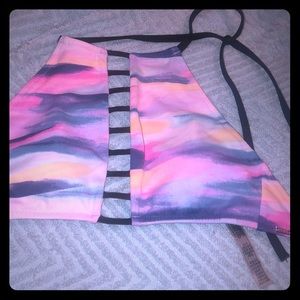 pink swim top!